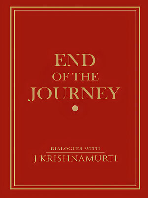 cover image of End of the Journey